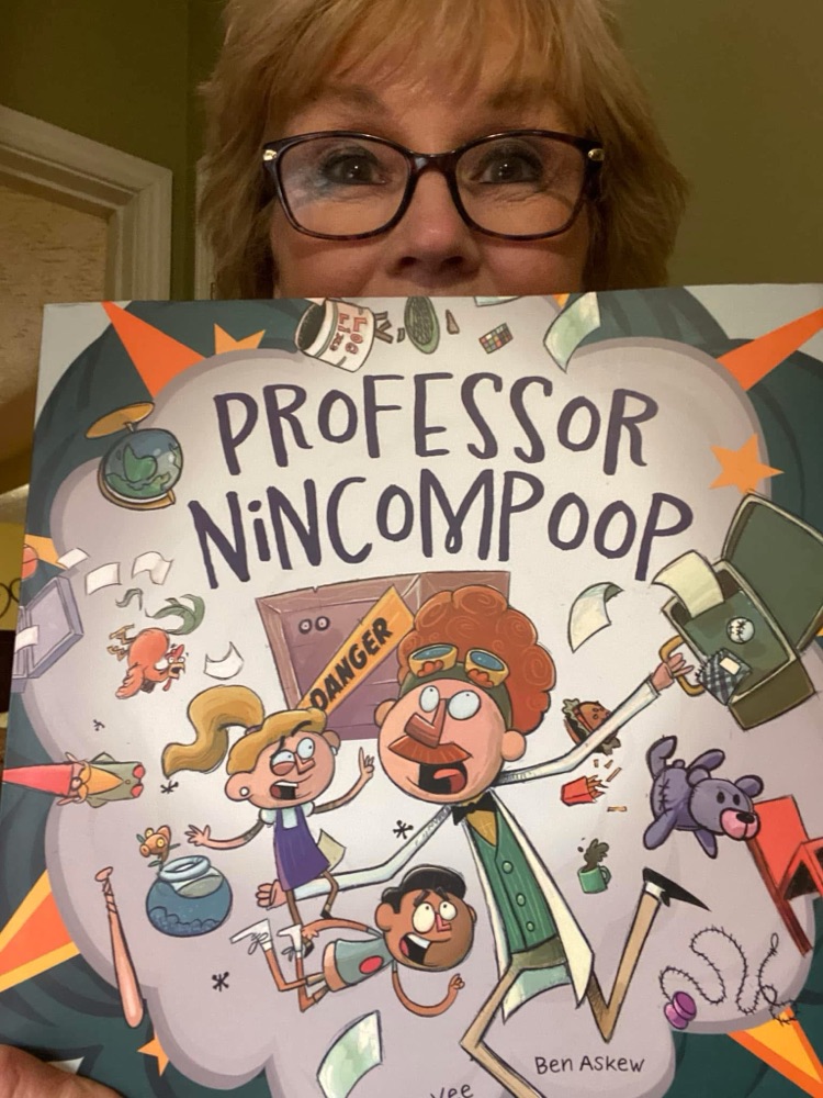 A grandparent thrilled with Professor Nincompoop